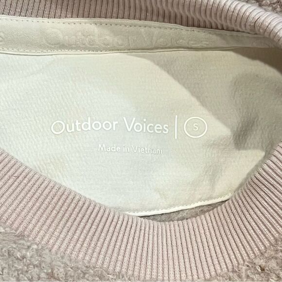 Outdoor Voices Wool MegaFleece Crewneck Pullover Small - Picture 5 of 8